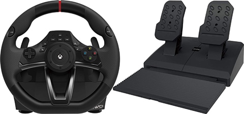Hori Overdrive Racing Wheel W/Pedal & Clamp - CeX (UK): - Buy 